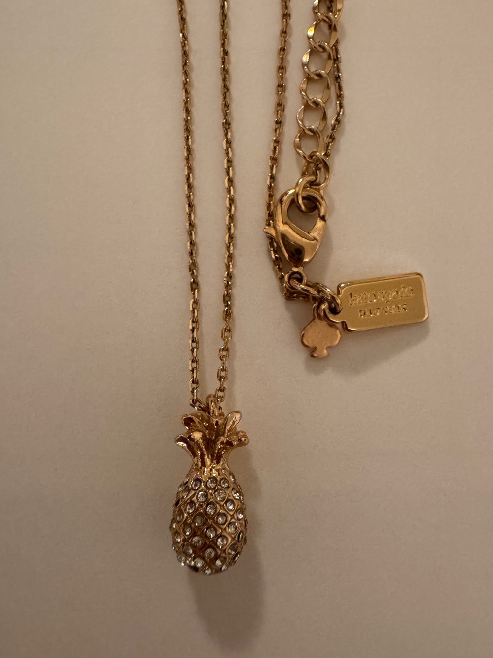 Kate Spade - Gold Pineapple Pendant Necklace